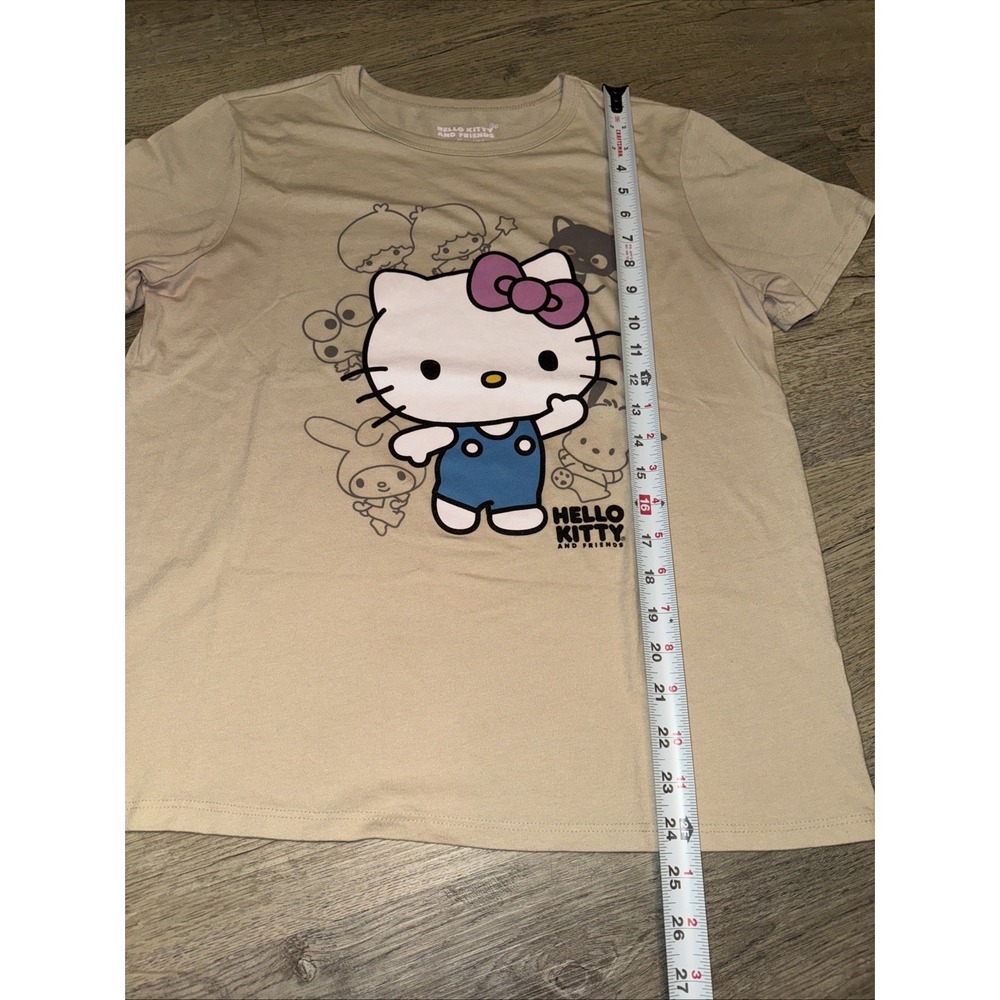 Hello Kitty and Friends Shirt Womens Short Sleeve Novelty Cartoon Size Medium - Picture 5 of 5